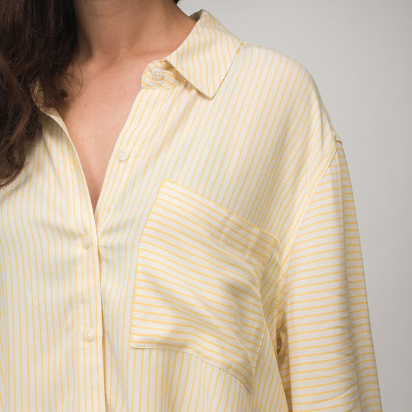 Reef All Women's Apparel & Accessories Ellie Button Up Misted Yellow Stripe