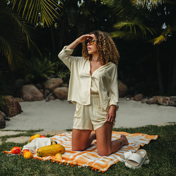 Reef All Women's Apparel & Accessories Ellie Short Misted Yellow Stripe