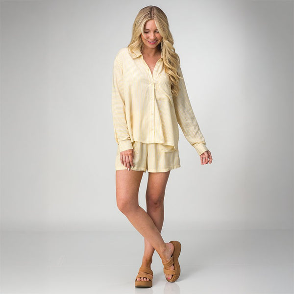 Reef All Women's Apparel & Accessories Ellie Short Misted Yellow Stripe