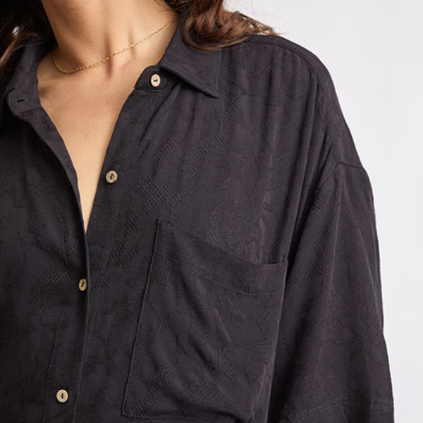 Reef All Women's Apparel & Accessories Ollie Shirt Dress Caviar