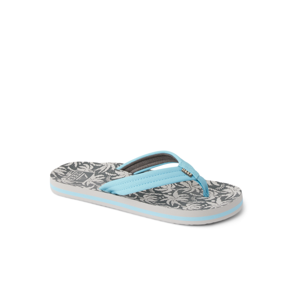 Reef Boys' Sandals (5-10 Years) Kids Ahi Light Blue Palm