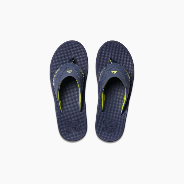 reef Boys' Sandals (5-10 Years) Kids Fanning Lime/Navy
