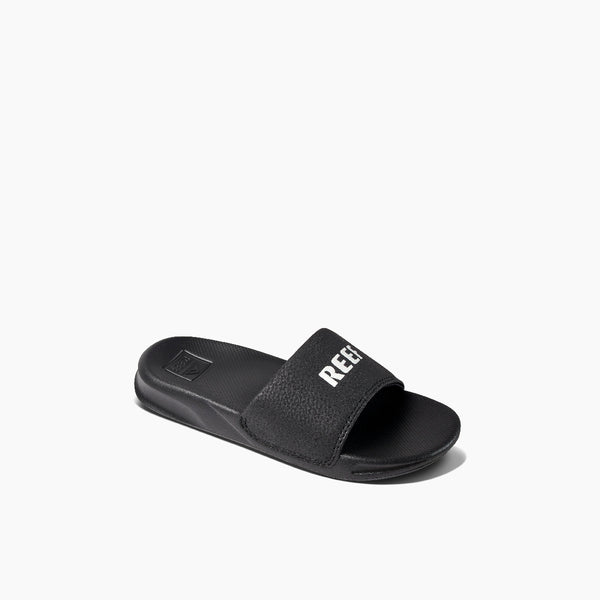 Reef Boys' Sandals (5-10 Years) Kids One Slide Reef Black/White