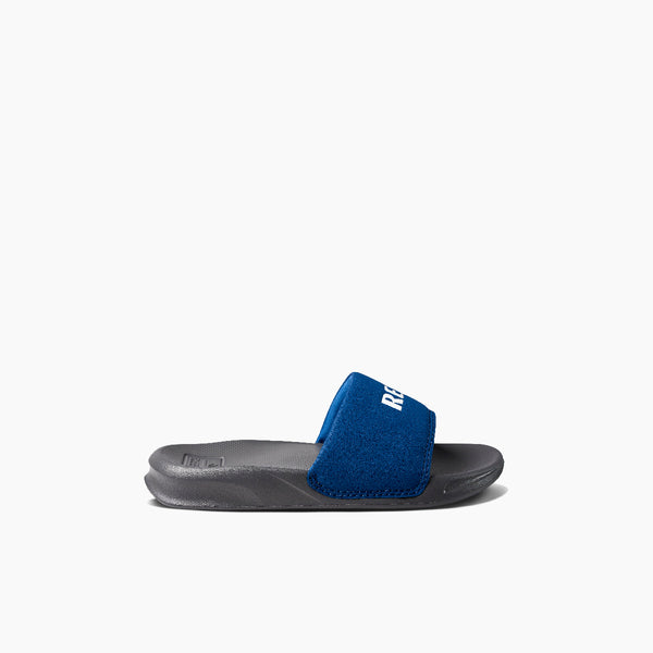 Reef Boys' Sandals (5-10 Years) Kids One Slide Reef Grey/Blue