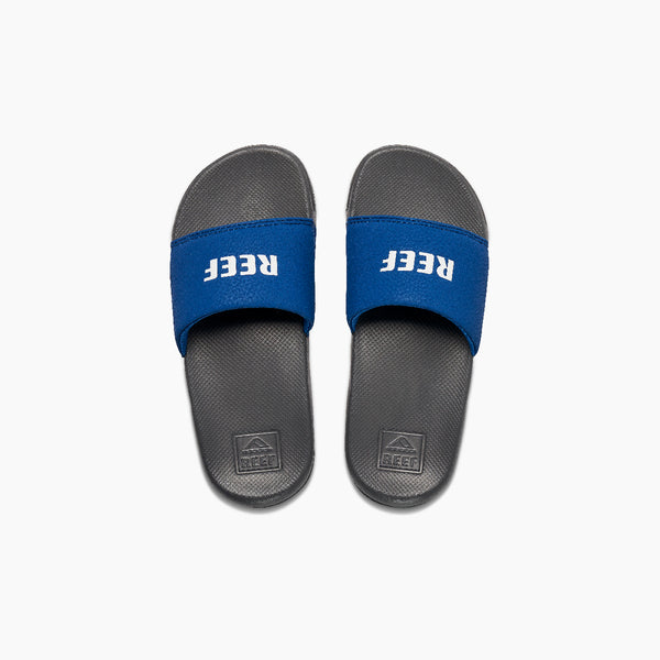 reef Boys' Sandals (5-10 Years) Kids One Slide Reef Grey/Blue
