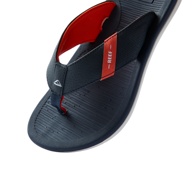 Reef Boys' Sandals (5-10 Years) Kids Santa Ana Navy/White/Orange