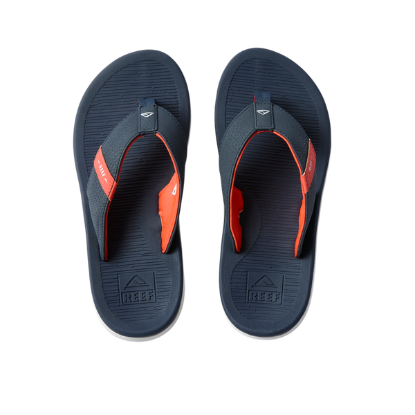 reef Boys' Sandals (5-10 Years) Kids Santa Ana Navy/White/Orange