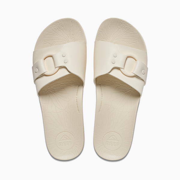 Reef Flat Sandals & Flip Flops Cushion Soho Cruz Whisper White