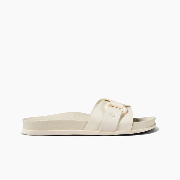 reef Flat Sandals & Flip Flops Cushion Soho Cruz Whisper White