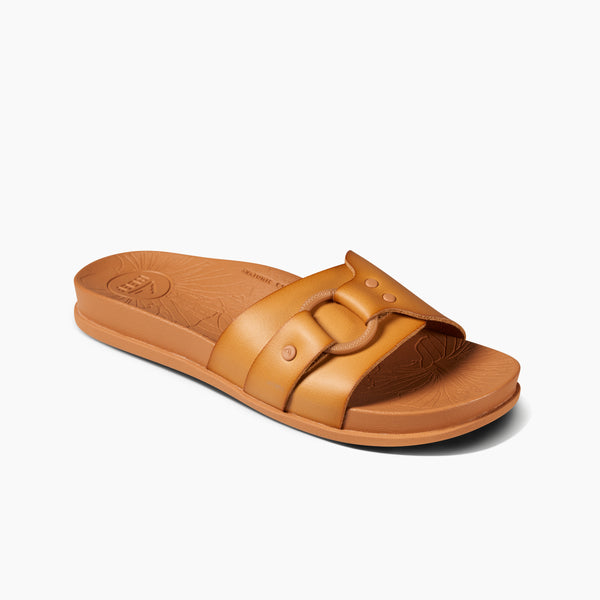 Reef Flat Sandals & Flip Flops Vista Soho Cruz Natural