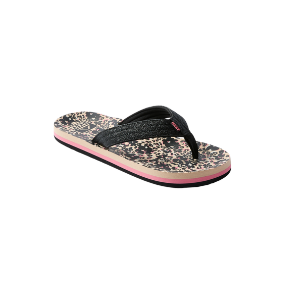 Reef Girls' Sandals (5-10 Years) Kids Ahi Floral Cheetah