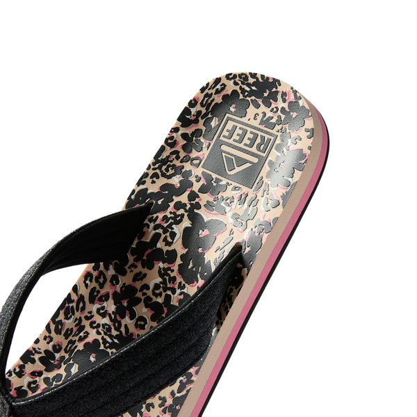 Reef Girls' Sandals (5-10 Years) Kids Ahi Floral Cheetah