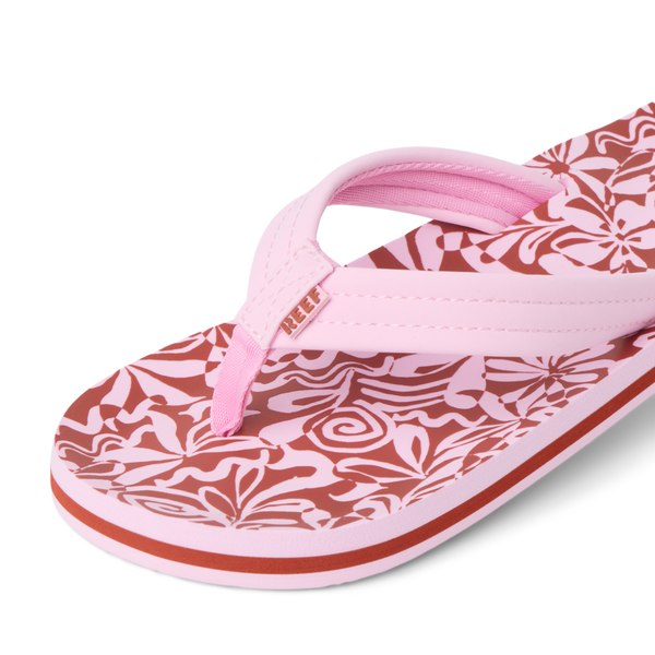 Reef Girls' Sandals (5-10 Years) Kids Ahi Pink Modern Floral