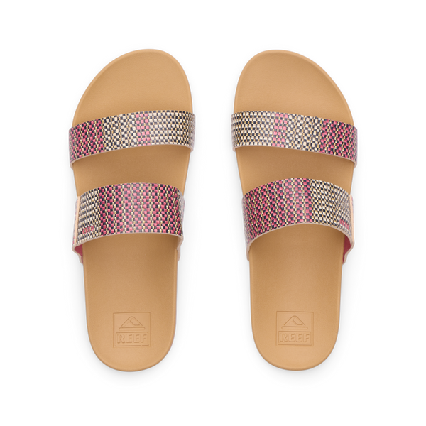 reef Girls' Sandals (5-10 Years) Kids Cushion Vista Pink Raffia