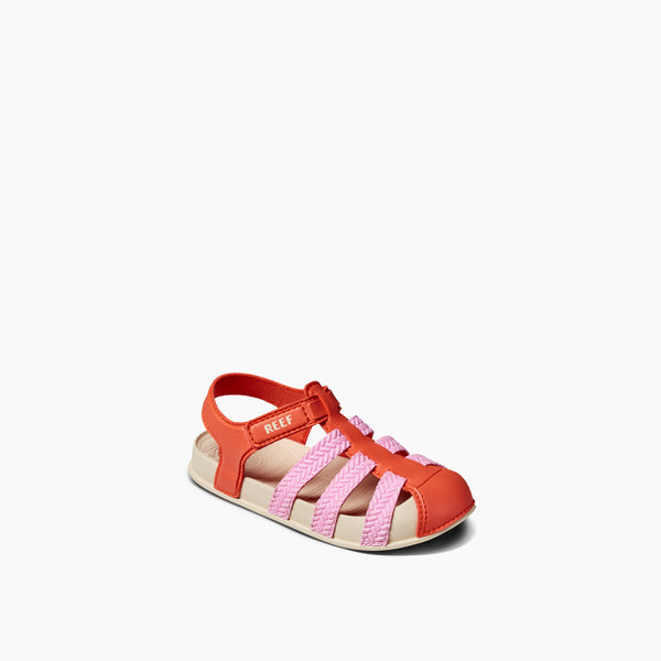Reef Girls' Sandals (5-10 Years) Kids Water Beachy Mandarin Red