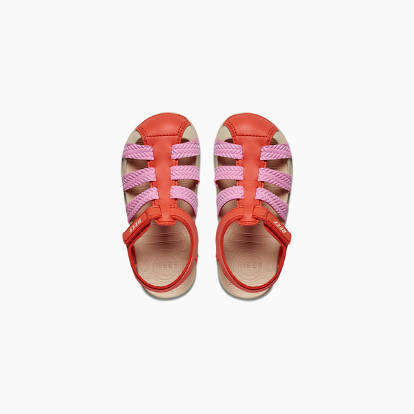 reef Girls' Sandals (5-10 Years) Kids Water Beachy Mandarin Red