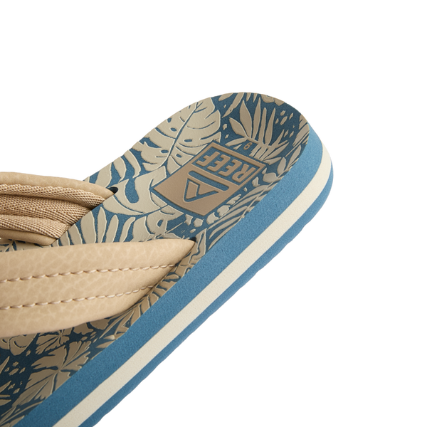 Reef Kids' And Toddlers' Sandals Kids Ahi Blue/Tan Palm