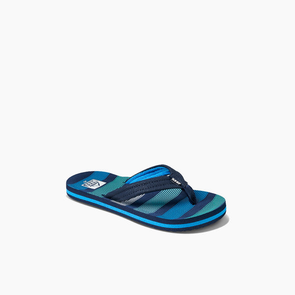 Reef Kids' And Toddlers' Sandals Kids Ahi Deep Sea Stripes