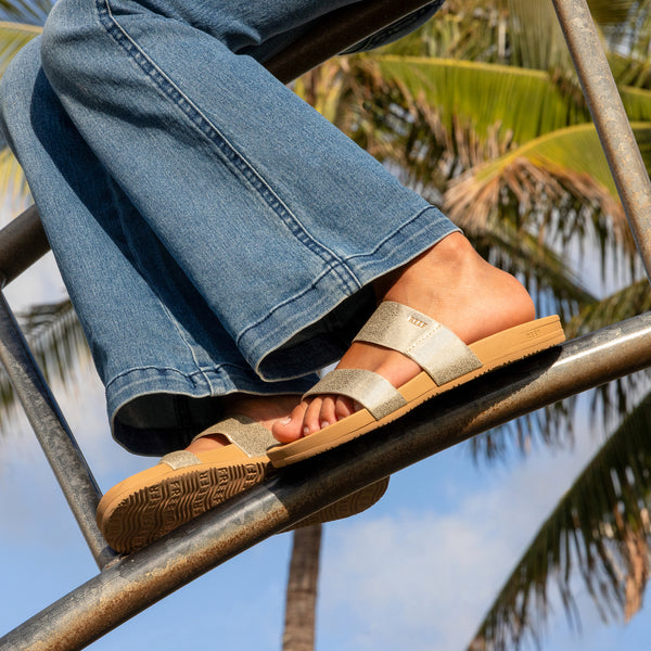 Reef Kids' And Toddlers' Sandals Kids Cushion Vista Tan/Champagne