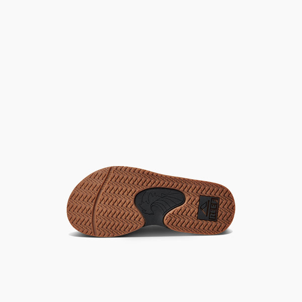 Reef Kids' And Toddlers' Sandals Kids Fanning Black/Silver