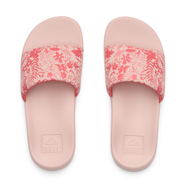 reef Kids' and Toddlers' Sandals Kids One Slide Flower Field