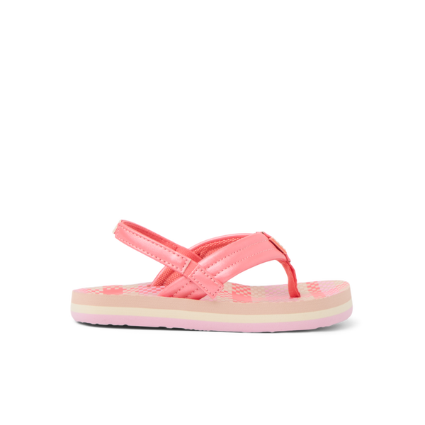 Reef Kids' And Toddlers' Sandals Little Ahi Pink Plaid