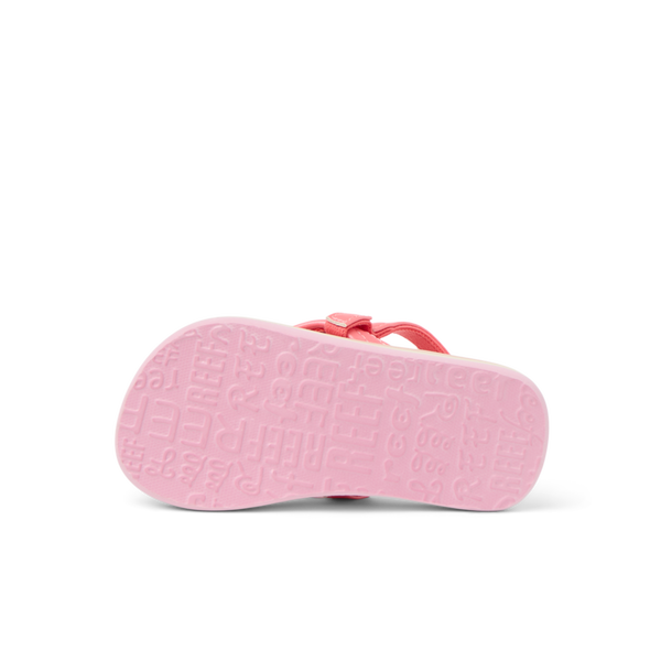 Reef Kids' And Toddlers' Sandals Little Ahi Pink Plaid