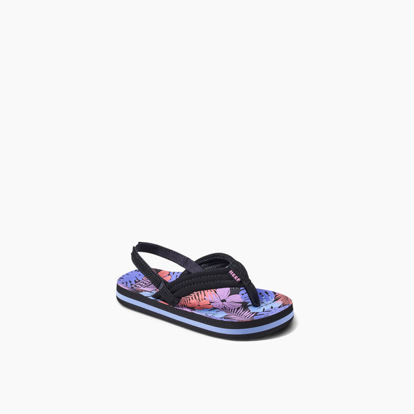 Reef Kids' And Toddlers' Sandals Little Ahi Purple Fronds
