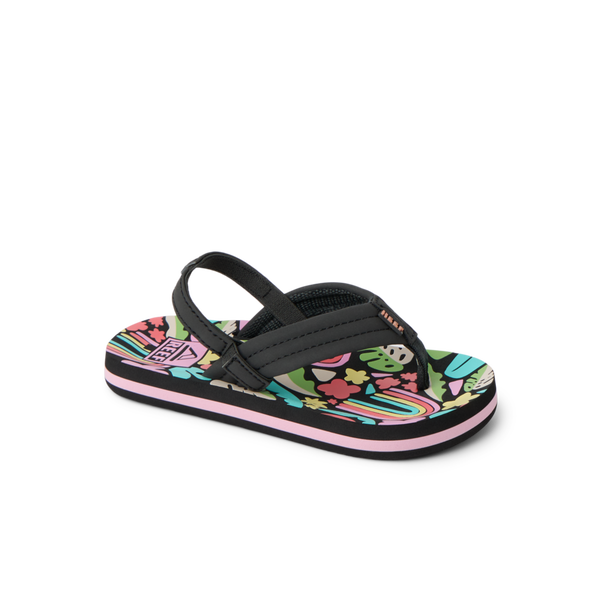 Reef Kids' And Toddlers' Sandals Little Ahi Tropical Rainbow