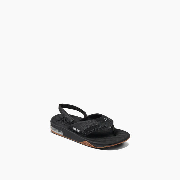 Reef Kids' And Toddlers' Sandals Little Fanning Black/Silver