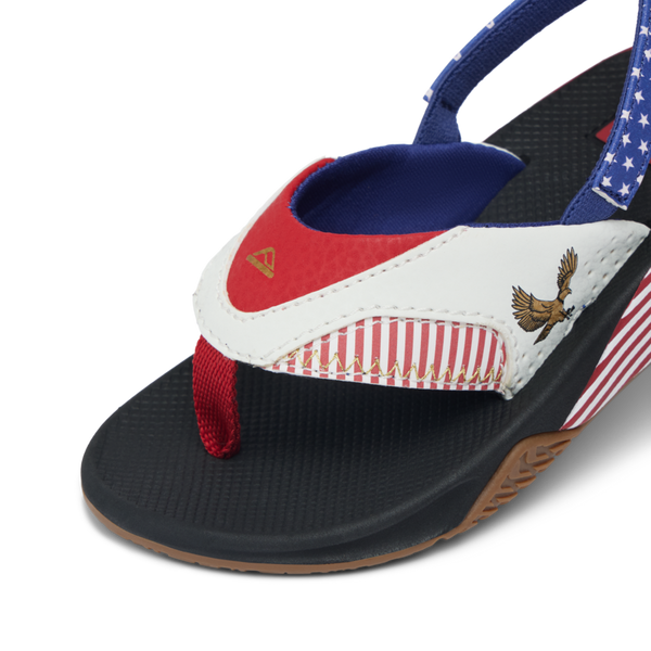 Reef Kids' And Toddlers' Sandals Little Fanning Golden Eagle Black