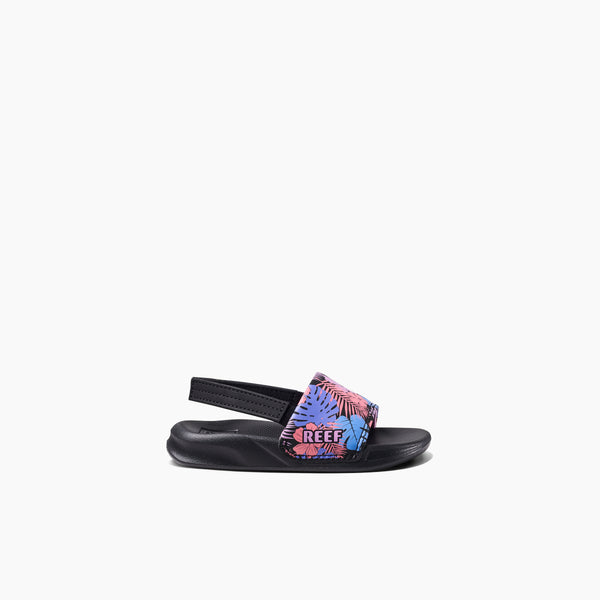 Reef Kids' And Toddlers' Sandals Little One Slide Purple Fronds