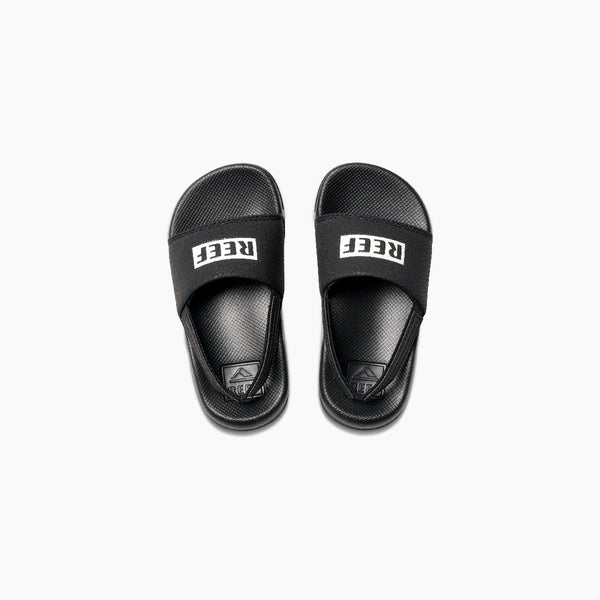 reef Kids' and Toddlers' Sandals Little One Slide Reef Black/White
