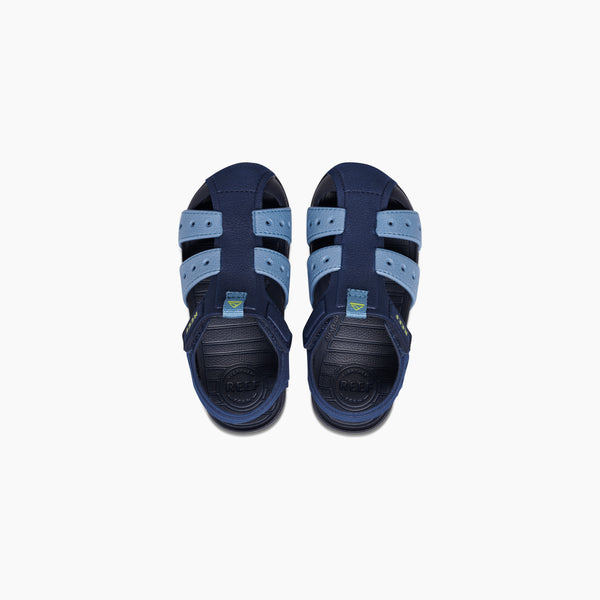 reef Kids' and Toddlers' Sandals Little Water Beachy Grey/Ocean/Lime