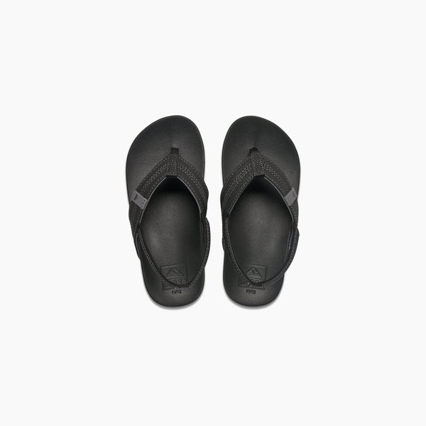 reef Little Boys' Sandals (2-4 Years) Lil Cushion Phantom Black