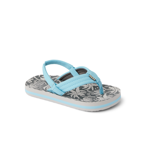 Reef Little Boys' Sandals (2-4 Years) Little Ahi Light Blue Palm