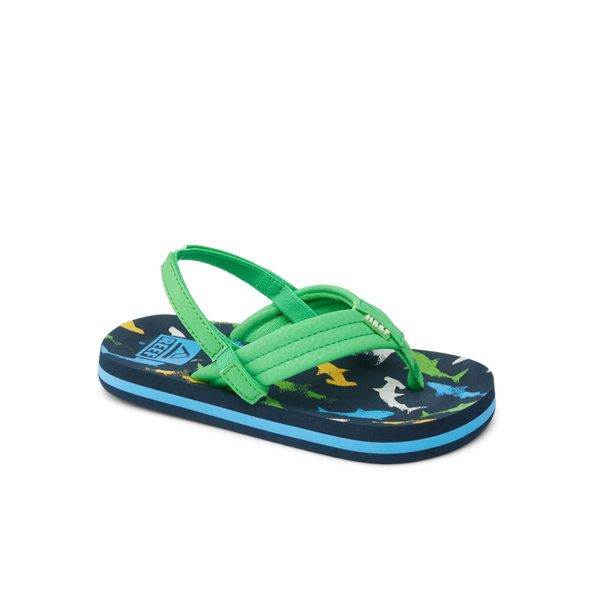 Reef Little Boys' Sandals (2-4 Years) Little Ahi Multi Shark