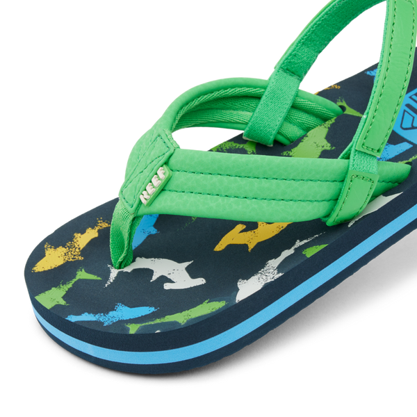 Reef Little Boys' Sandals (2-4 Years) Little Ahi Multi Shark