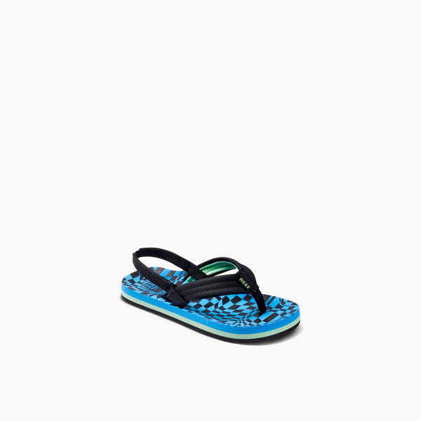 Reef Little Boys' Sandals (2-4 Years) Little Ahi Swell Checkers