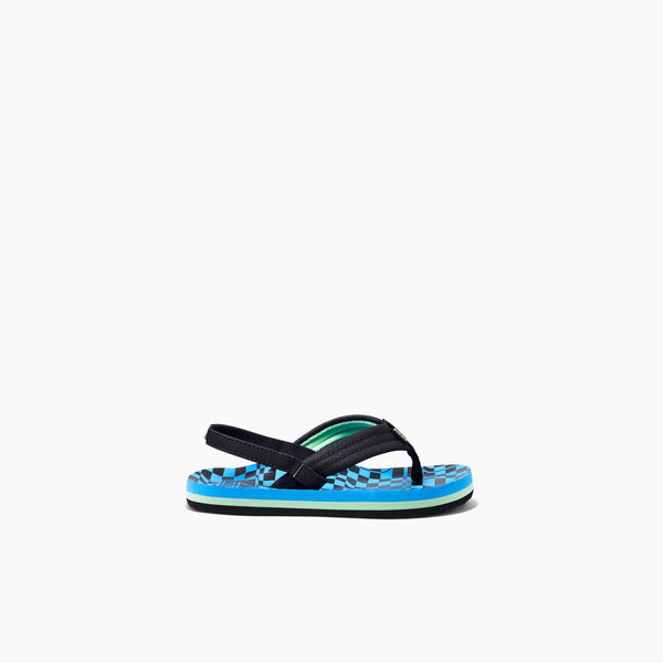Reef Little Boys' Sandals (2-4 Years) Little Ahi Swell Checkers