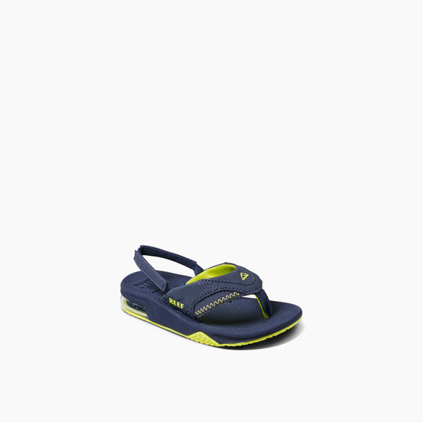 Reef Little Boys' Sandals (2-4 Years) Little Fanning Lime/Navy