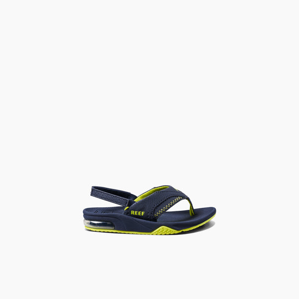 Reef Little Boys' Sandals (2-4 Years) Little Fanning Lime/Navy