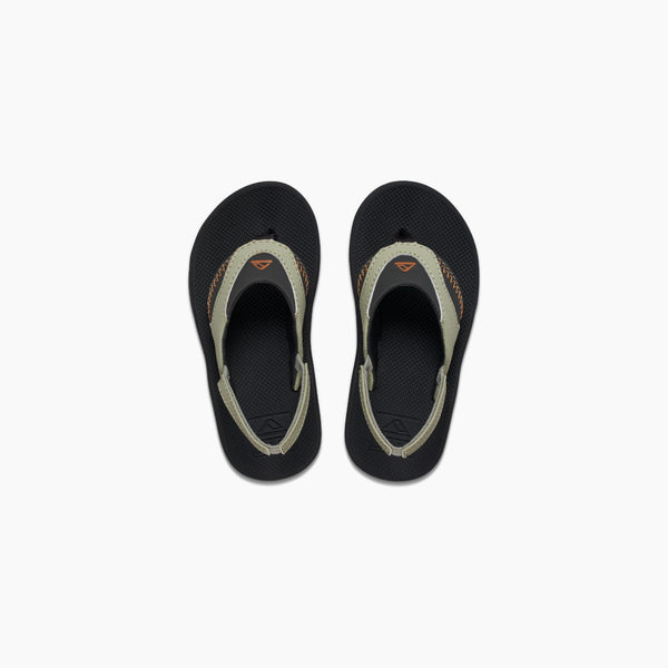 reef Little Boys' Sandals (2-4 Years) Little Fanning Olive/Sudan