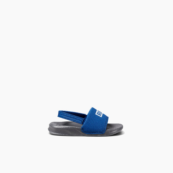 Reef Little Boys' Sandals (2-4 Years) Little One Slide Reef Grey/Blue
