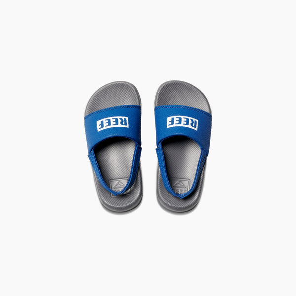 reef Little Boys' Sandals (2-4 Years) Little One Slide Reef Grey/Blue
