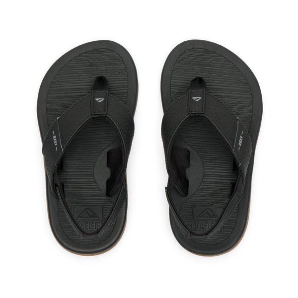 reef Little Boys' Sandals (2-4 Years) Little Santa Ana Black