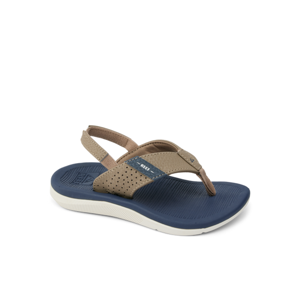Reef Little Boys' Sandals (2-4 Years) Little Santa Ana Navy/Khaki