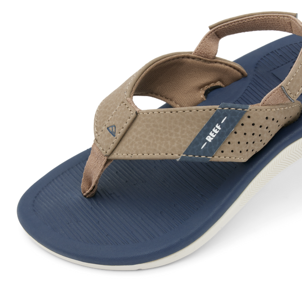 Reef Little Boys' Sandals (2-4 Years) Little Santa Ana Navy/Khaki