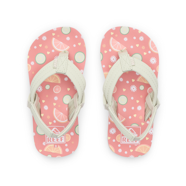 reef Little Girls' Sandals (2-4 Years) Little Ahi Citrus Fruit