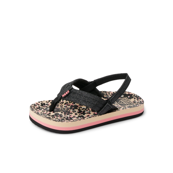 Reef Little Girls' Sandals (2-4 Years) Little Ahi Floral Cheetah